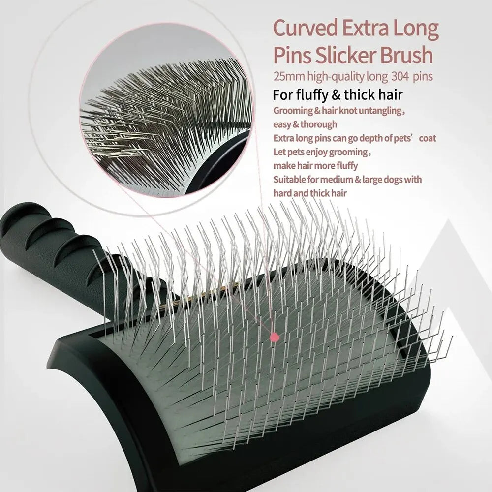 GreenAuraa® C- shaped Thick Back Hair Self Cleaning