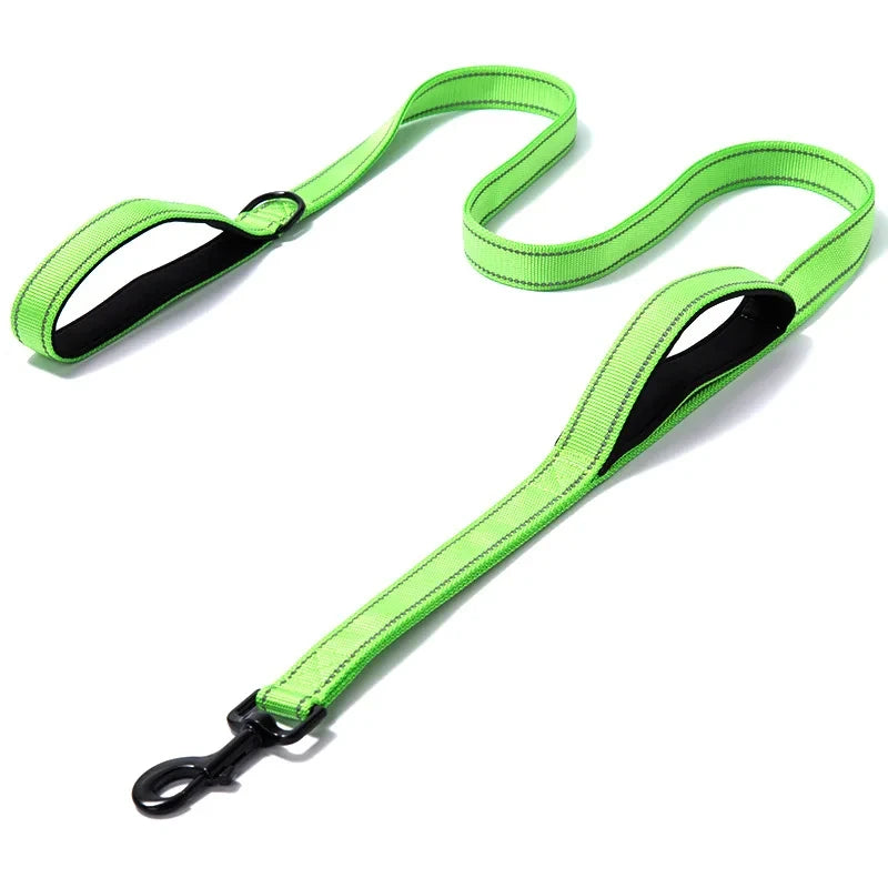 GreenAuraa® - Dog Leashes Heavy Duty Double Handle