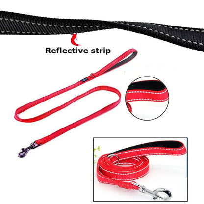 GreenAuraa® - Dog Leashes Heavy Duty Double Handle