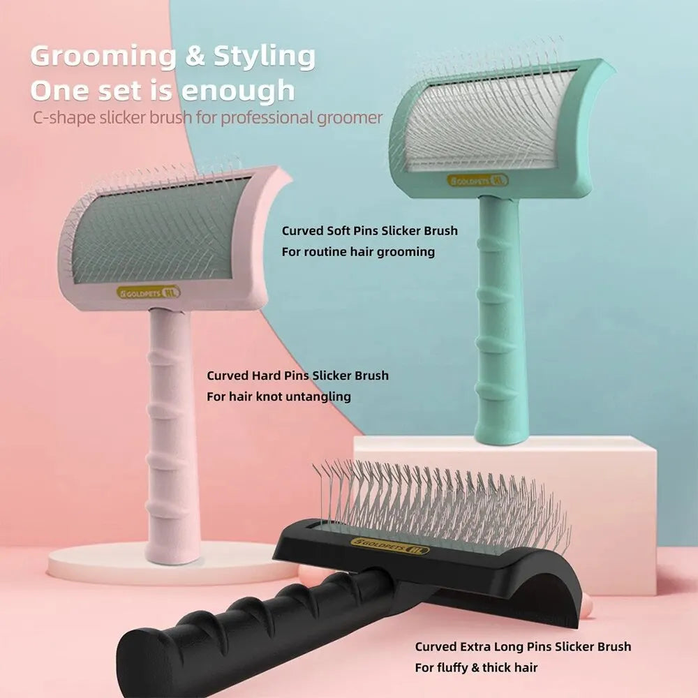 GreenAuraa® C- shaped Thick Back Hair Self Cleaning