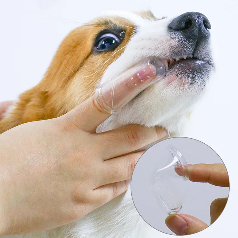 GreenAuraa® - Super Soft Pet Finger Toothbrush