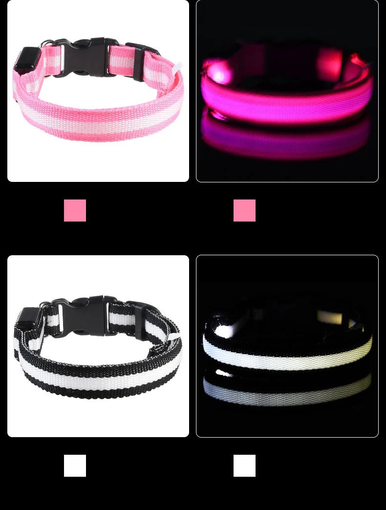 GreenAuraa® - Night Safety Flashing LED Pet Collar