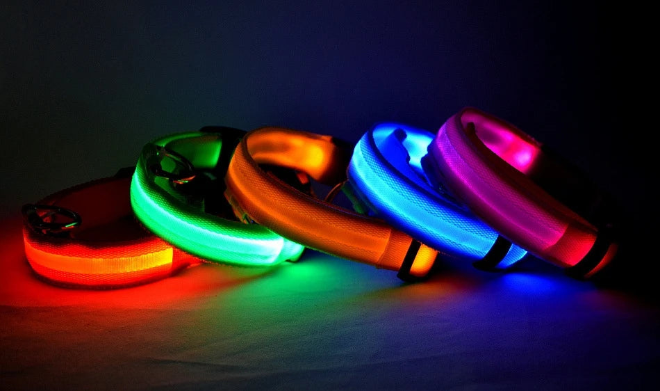 GreenAuraa® - Night Safety Flashing LED Pet Collar