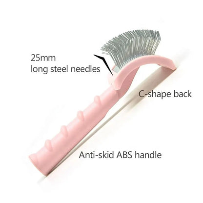 GreenAuraa® C- shaped Thick Back Hair Self Cleaning